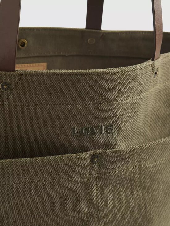 Levi's Green Heritage Tote-all Bag/NWT - Picture 4 of 16